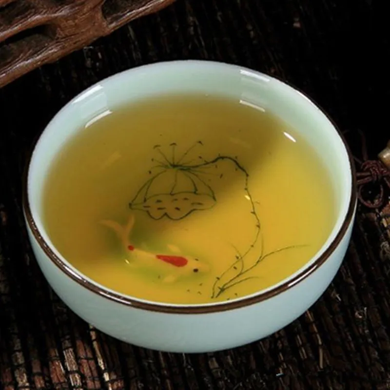 Керамический Лотос ручной росписи фарфоровая чаша для чая Zen посуда напитков