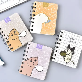 

Carry-on Coil Notebook Small Mini Portable Pocket Notepad School Gift Laptop Students Stationery