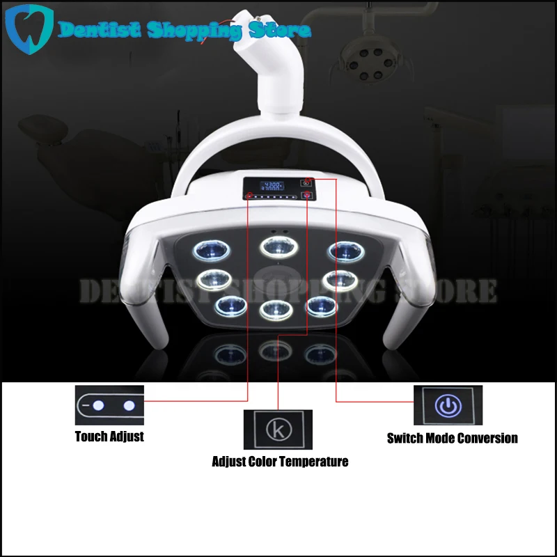  good quality Dental operation lighting LED lamp for implant for dental chair cold light shadowless  - 4000352913403