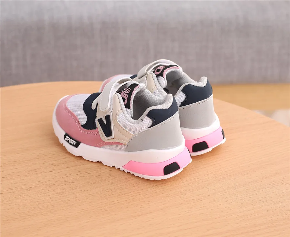 Sapatos do Bebê Meninas das Crianças Tênis de Corrida Primavera Outono Crianças Meninos Tênis Casuais Respirável Macio Anti-deslizamento Esportes Tamanho 21-30 13 Mamãe e Bebê