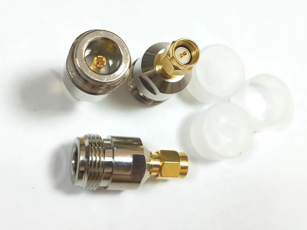 20 шт. медь N jack pin к SMA штекер pin RF коаксиальный Прямой разъем