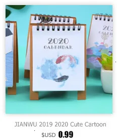 JIANWU креативная простота мини-календари DIY bullet journal стикер график обучения планировщик не липкий
