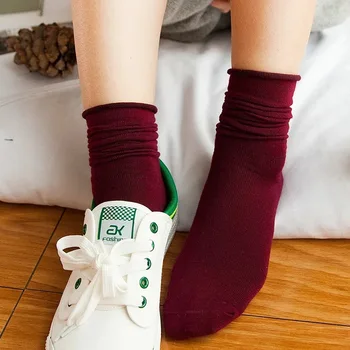 

Japanese Autumn and Winter thin boots socks Song Luokou curling confinement ins tide socks wholesale