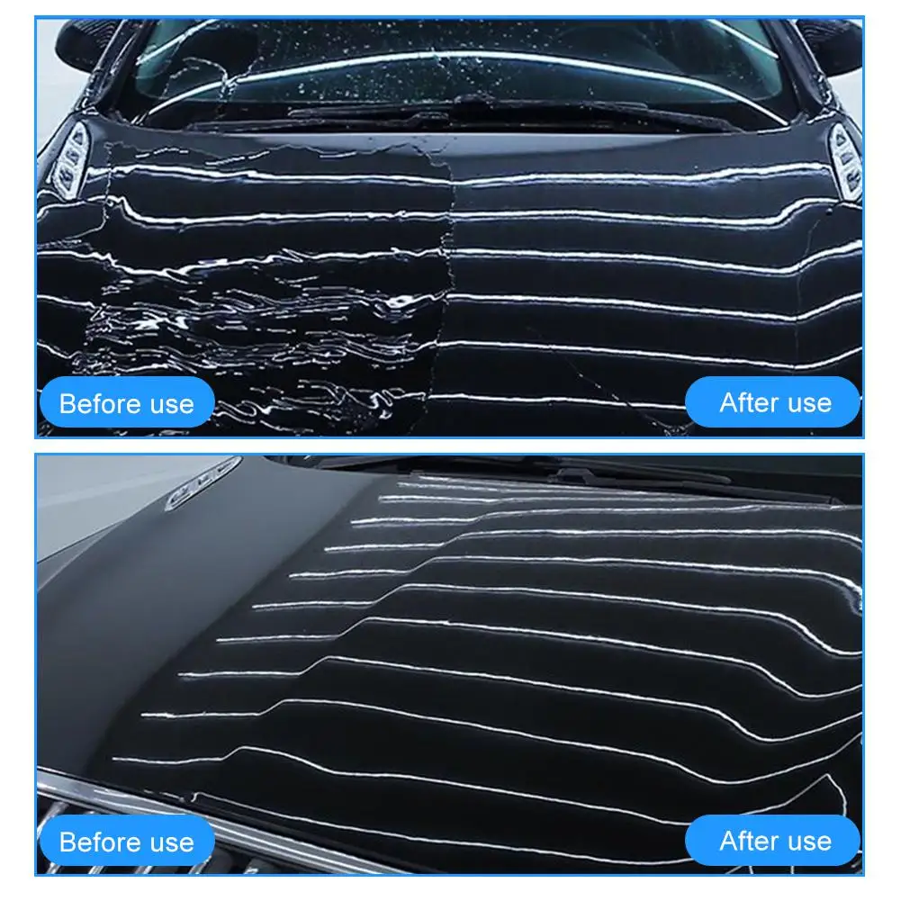 Car Wax Care Paint Waterproof Care Scratch Repair Car Styling Crystal Hard Wax Polish Scratch Remover Universal/Black