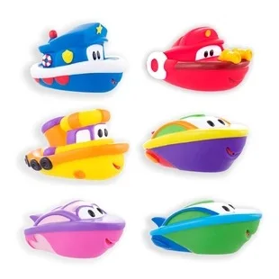 Детская игрушка для ванны, катер для катания на воде, водная лодка, игрушки-брызгалки, разные цвета на выбор, исключаются BPA