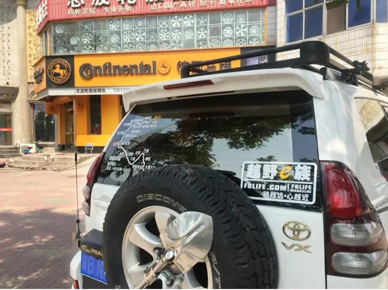 АБС-пластик, автомобильный заднее крыло багажника выступ Спойлеры для Toyota Prado FJ120 2700 4000 спойлер 2003 2004 2005 2006 2007 2008 2009
