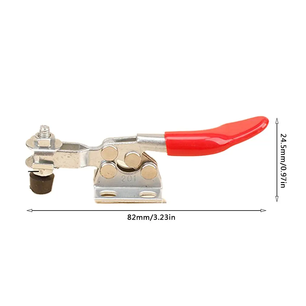 Удерживайте тумблеры защелка противоскользящая красная ручной инструмент удерживающая способность противоскользящие горизонтальные быстросъемные сверхпрочные