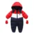 Baby Boy Winter Duck Down Snowsuit Новорожденный Толстая Верхняя одежда Комбинезон Флисовый Лайнер Baby Snow Wear Комбинезон С Капюшоном Детская одежда