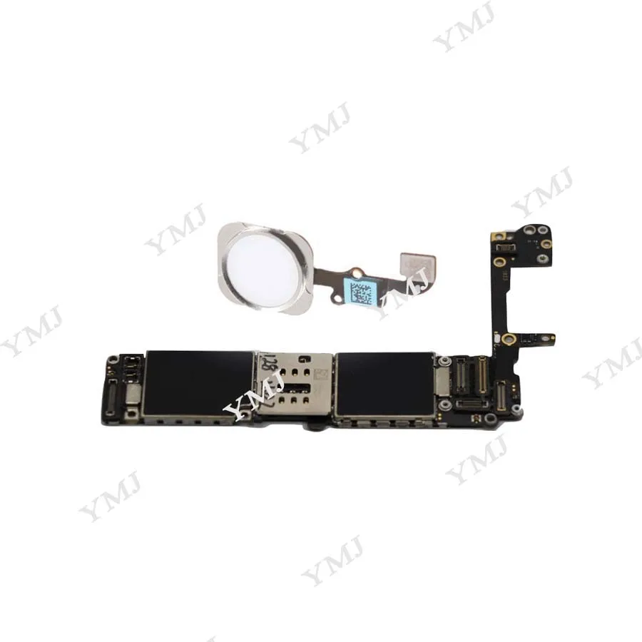 Золотой/розовый/белый/черный для iPhone 6S материнская плата с чистым iCloud, разблокирован для iPhone 6S материнская плата с сенсорным ID