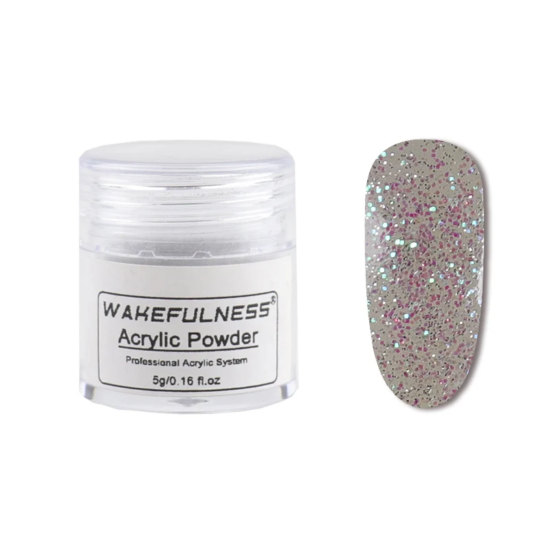 Acrylic Powder Glitters Nail Art 0.16 Oz (5gr) Manicure Kit