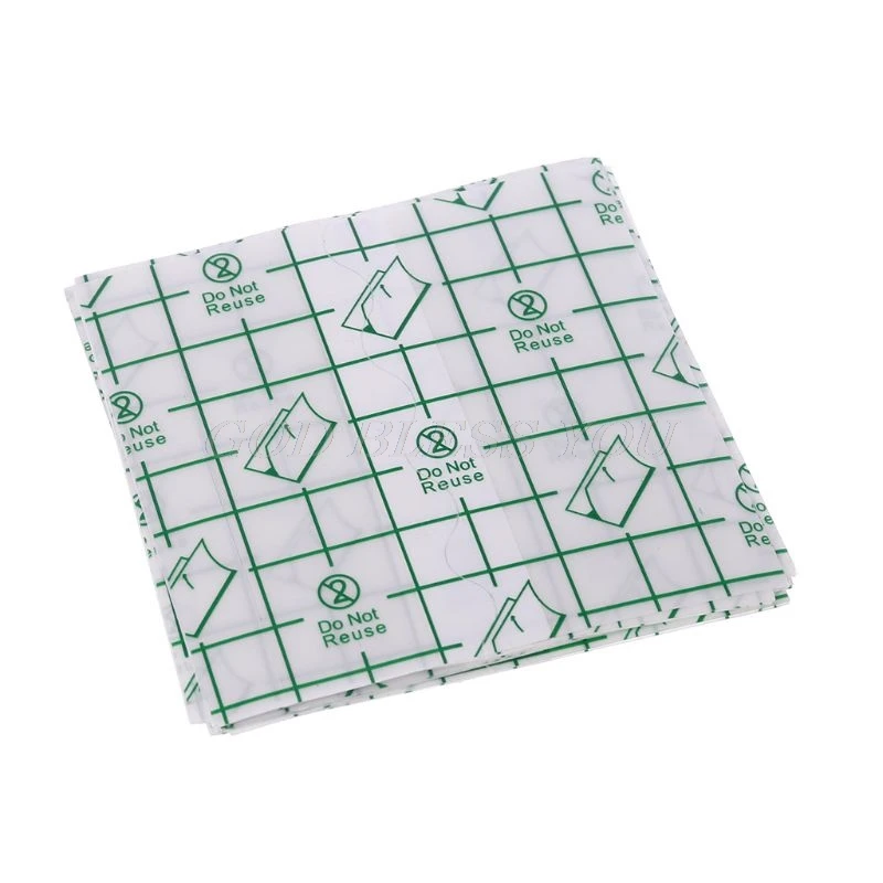 20 unids/lote 8*8cm cinta impermeable de yeso cinta de fijación transpirable antialérgico envío de la gota