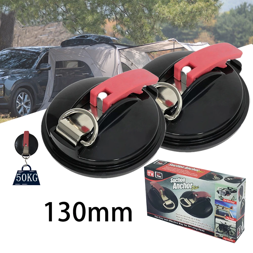 2 Pcs Vacuum Suction Cup Car Accessories Camping Tarp Car Side Awning