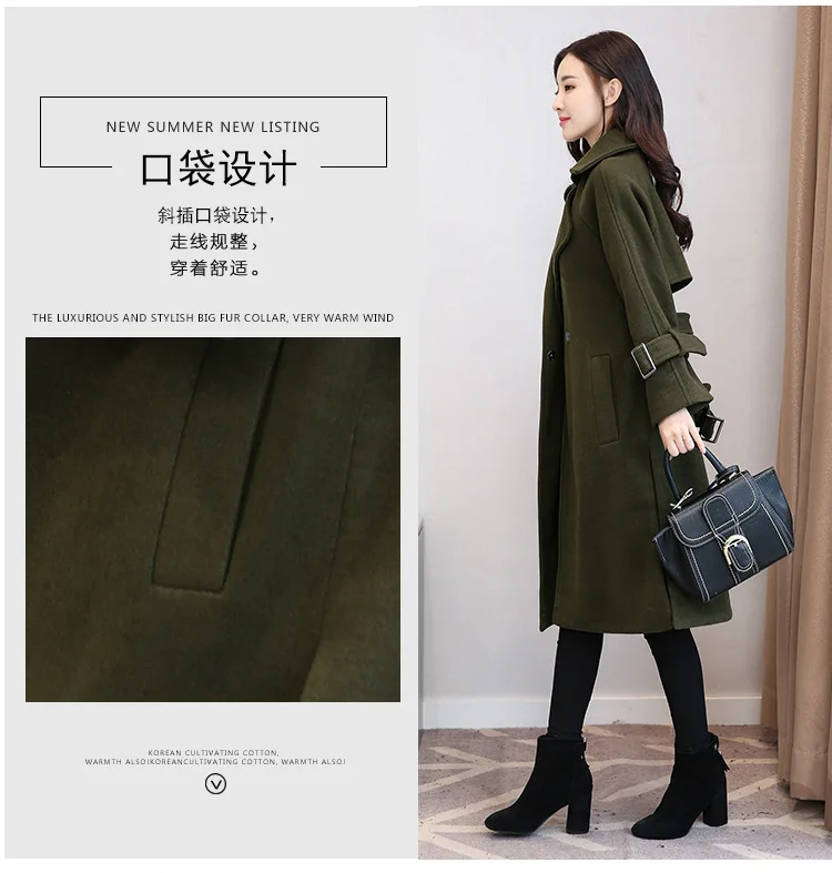 Casaco Feminino зимнее женское легкое пальто Mujer Inverno Sobretudo пончо Feminino Manteau плюс размер женское пальто шерстяные смеси