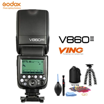 

Godox V860II-S V860II-C 860II-N V860II-F V860II-O GN60 TTL HSS Li-ion Battery Speedlite Flash for Sony Nikon Canon Olympus Fuji