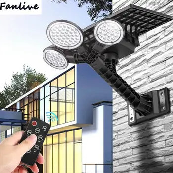 

10pcs LED Solar Powered Light 75 Led Ultra Long Distance Remote Control With IP65 Waterproof Solar Sensor Street Light