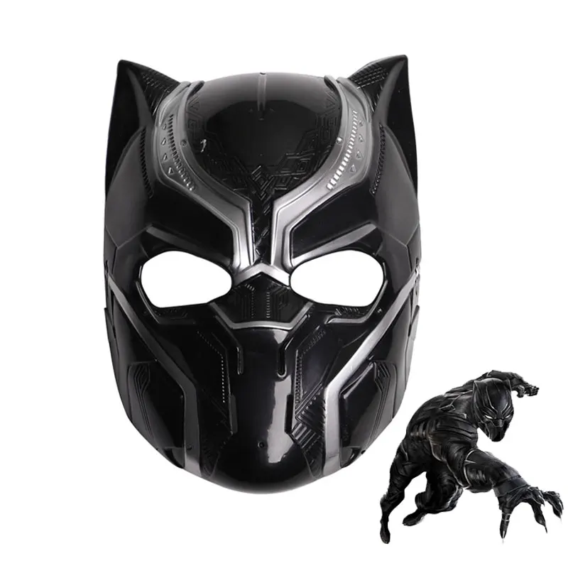 

Black Panther Masks Cosplay Costume Marvel Superhero Movie Full Mask Helmet Adult Kids Masquerade Party Props