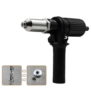 

High Quality Electric Rivet Gun Core Pull Rivet Gun Adapters Electric Drill Rivet Machine Grab Rivets Rivet Gun Heads