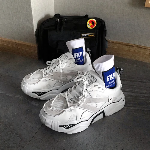Новинка года; амортизирующая мужская повседневная обувь из Вулканизированной Ткани; мужские туфли на плоской подошве; белые кроссовки; однотонные прогулочные мужские Z2-90 - Цвет: Белый