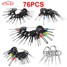 Kit de remoção de terminais do carro fiação crimp conector extrator pino extrator terminal reparação profissional ferramentas kit