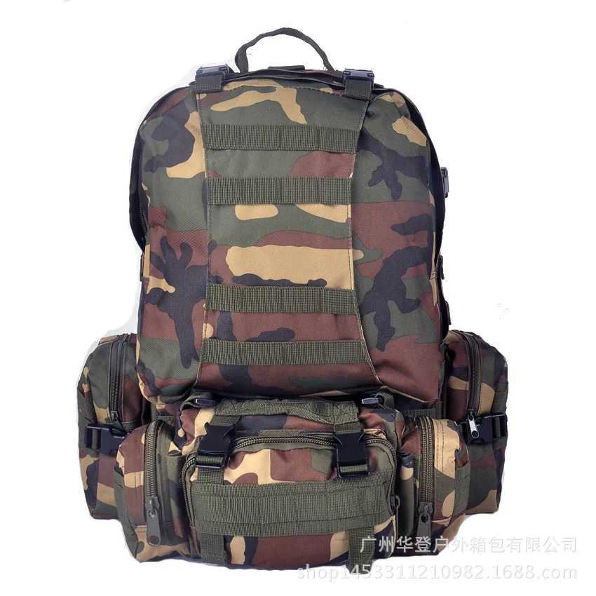 

New Style Multi-functional Camouflage Pack Tactical Backpack Army Fans Outdoor Mountain Climbing Travel Backpack