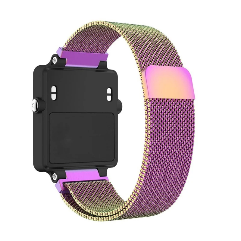 Миланская петля магнитные ремешки с пряжками для Garmin Vivoactive ацетат Спорт gps Смарт часы из нержавеющей стали сетка замена ремешок