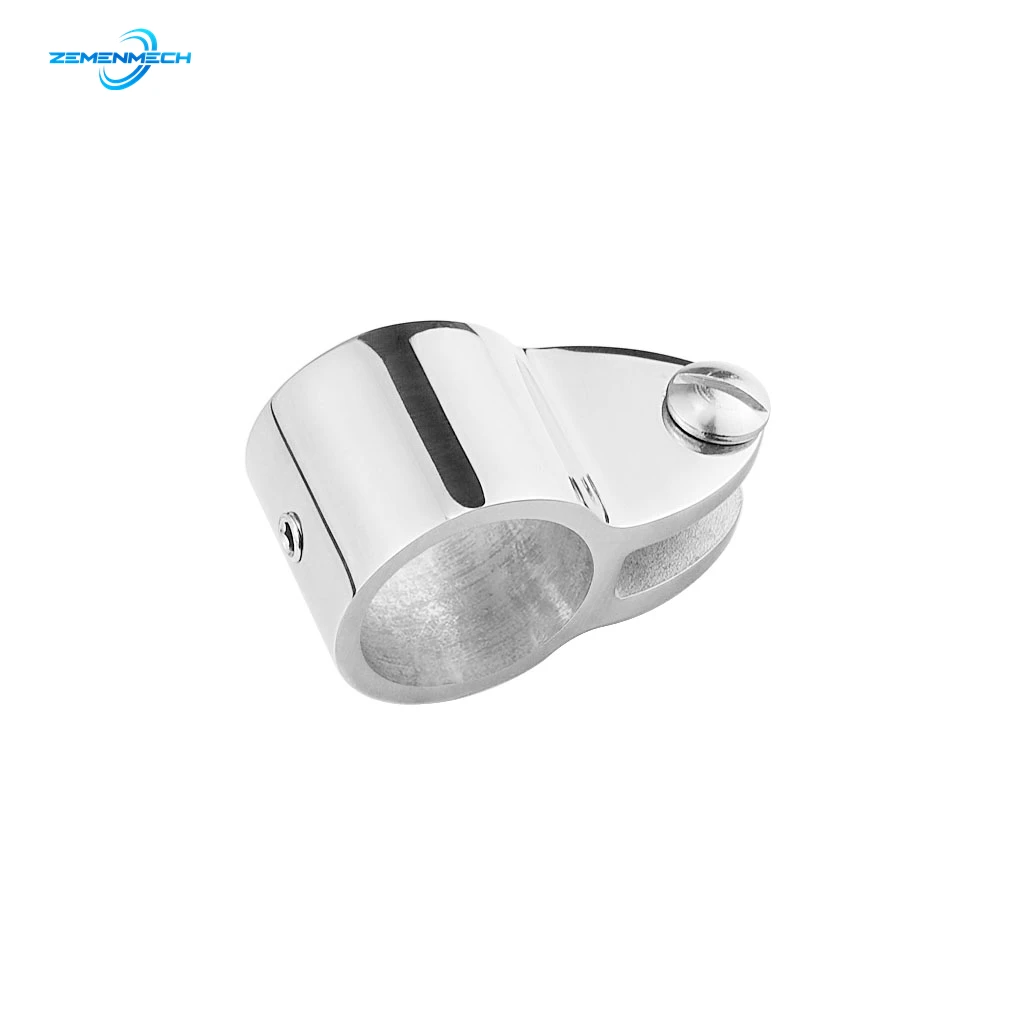 316 Stainless Steel Jaw Slide Clamp Bimini Top Hinged Slide Fitting Marine Hardware Yacht Tube Rail Boat Accessories Yacht Canoe