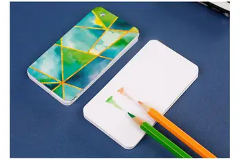 

Pocket Pad 60 Sheets Blank Paper Notes Mini Watercolor Sketch Pad Gift