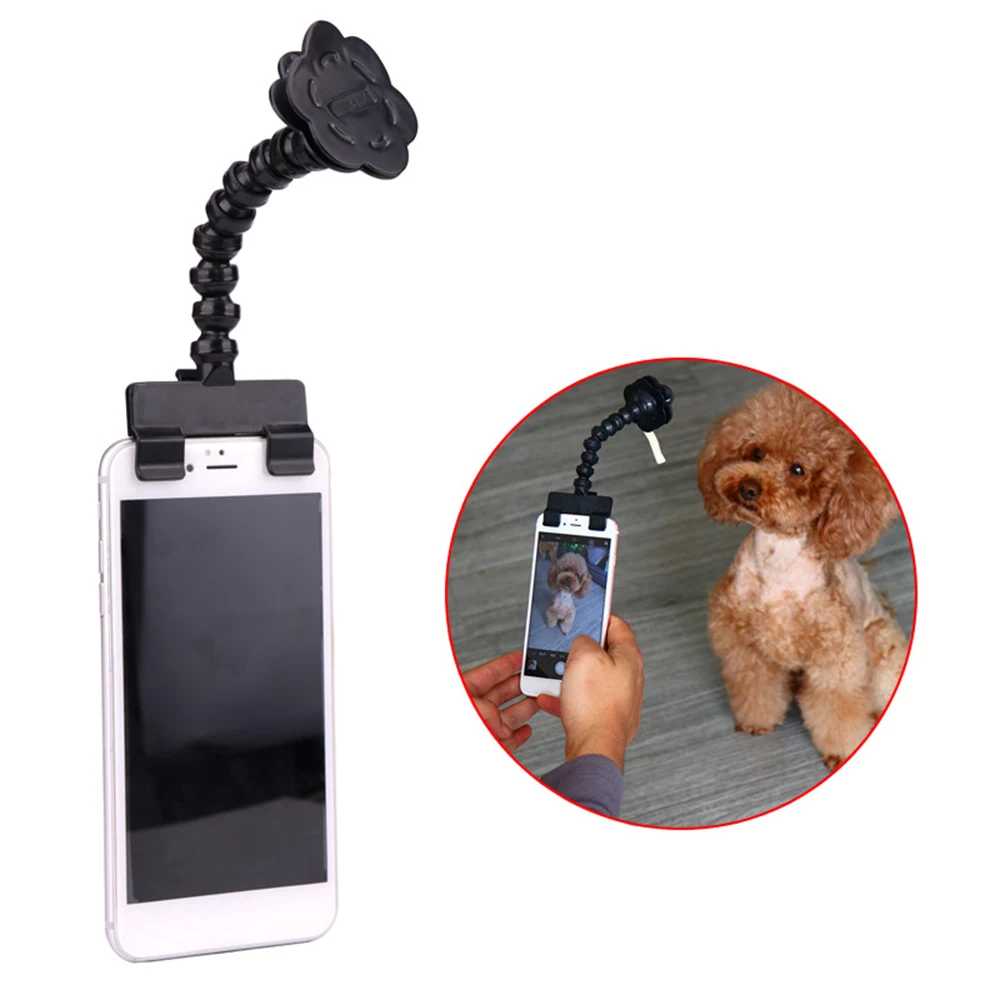 Pet палка для селфи для домашние питомцы; собаки; кошки для iPhone samsung и большинство смартфонов и планшетов черный/белый Прямая