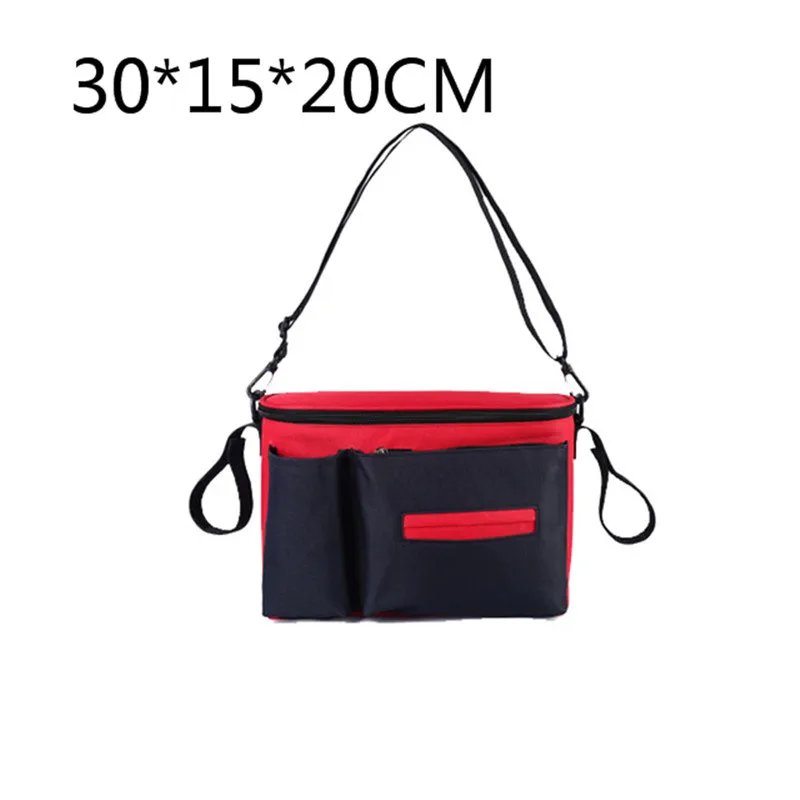 Модная сумка для подгузников для мам, Большая вместительная сумка для подгузников, водонепроницаемая сумка с теплоизоляцией для путешествий, дизайнерская сумка для детских колясок - Цвет: 7