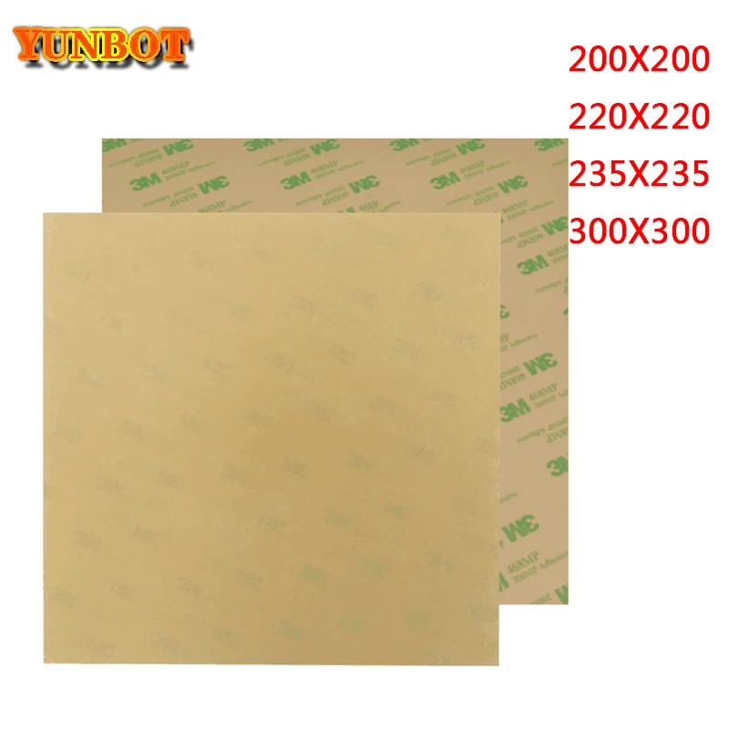 Детали для 3D-принтера Cold PEI Frosted 3D Print Build Surface Полиэфиримид лист толщиной 0 3 мм Creality