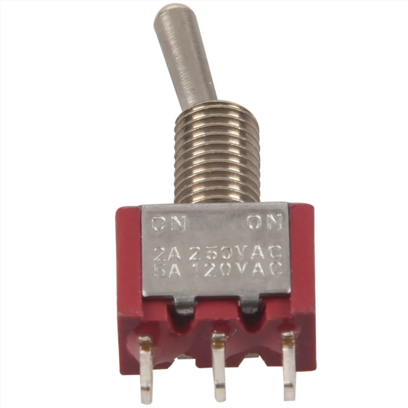 Мгновенный рычаг переключатель 2 Ways 6mm Крепление 3 Pieces AC250V 2A 120V 5A|Выключатели| |