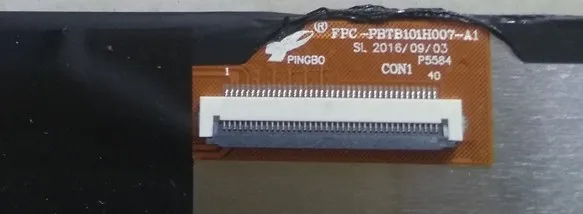 For IRBIS TZ197 TZ198 TZ198E 3G tablet pc LCD cable FPC-PBTB101H007-A1 10.1inch 40pin PBTB101H007-A0 IPS display screen
