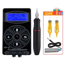 Biomaser новейшая роторная тату-машинка, наборы, источник питания для татуировки с педалью, высокое качество, картриджи, принадлежности для тату-ручки