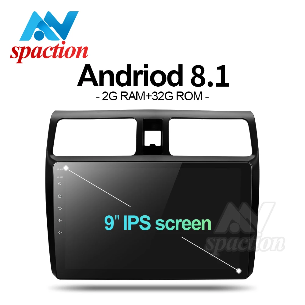 Anspaction android 8 1 автомобильный dvd Suzuki Swift 2005 2016 мультимедиа головное устройство GPS