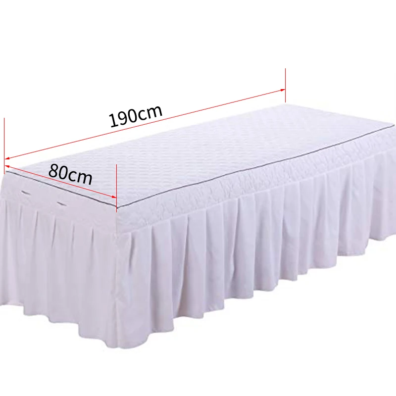 Top-Massage Table Skirt, No Wrinkle-Resistant Reusable Spa Sheets, Beauty Salon Bedspread, General Hospital Bed Mattress, Massag