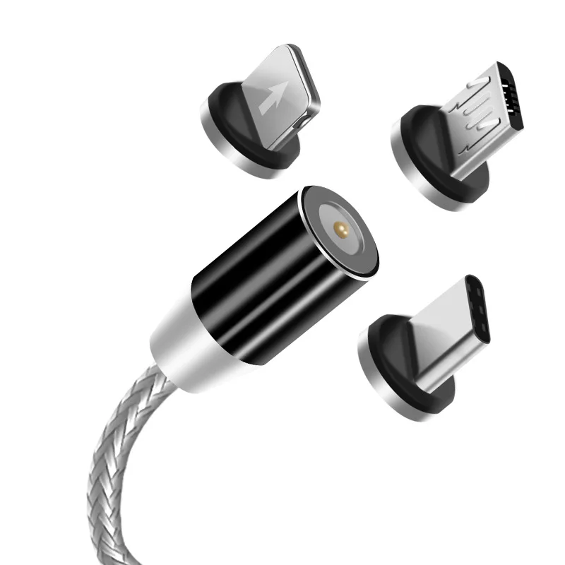 Магнитный кабель Micro USB Bozhu для iPhone Samsung провод быстрой зарядки и передачи данных