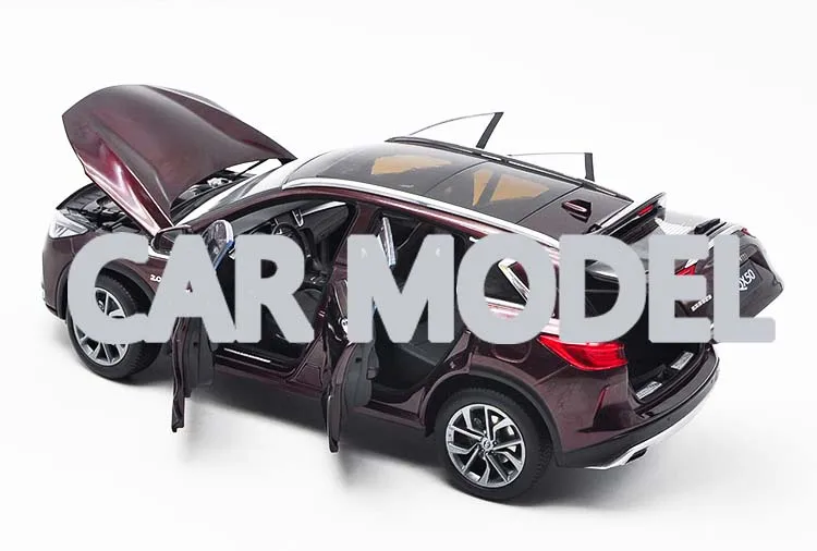 1:18 Масштаб сплава игрушечных автомобилей INFINITI QX50 модель автомобиля SUV детских игрушечных автомобилей оригинальные аутентичные Детские игрушки