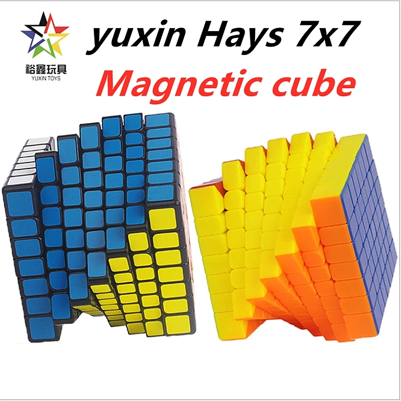

Yuxin Hays 7x7x7 Magnetic cube HaYs Magnetic 7x7 Speed Cube YuXin 7x7 Magnetic Magic Cube Hays 7x7 Cubo Magico Toys For Children