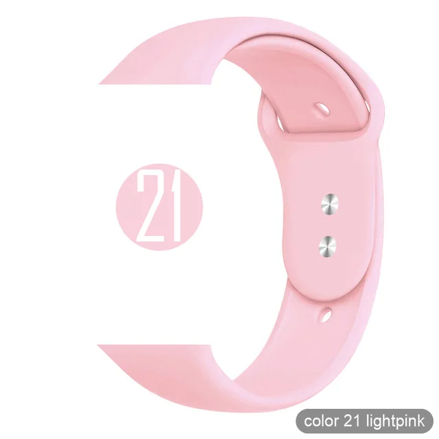 Спортивный ремешок Weiche Silikon für Apple Uhr 5 4 3 2 1 38 мм 42 мм ремешок Gummi нарукавная повязка für Iwatch серия 5 4 40 мм 44 мм - Цвет ремешка: Дымчатый лиловый тени для век