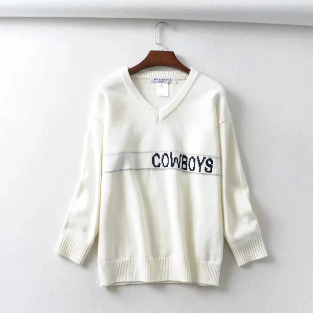 vintage cowboys sweater