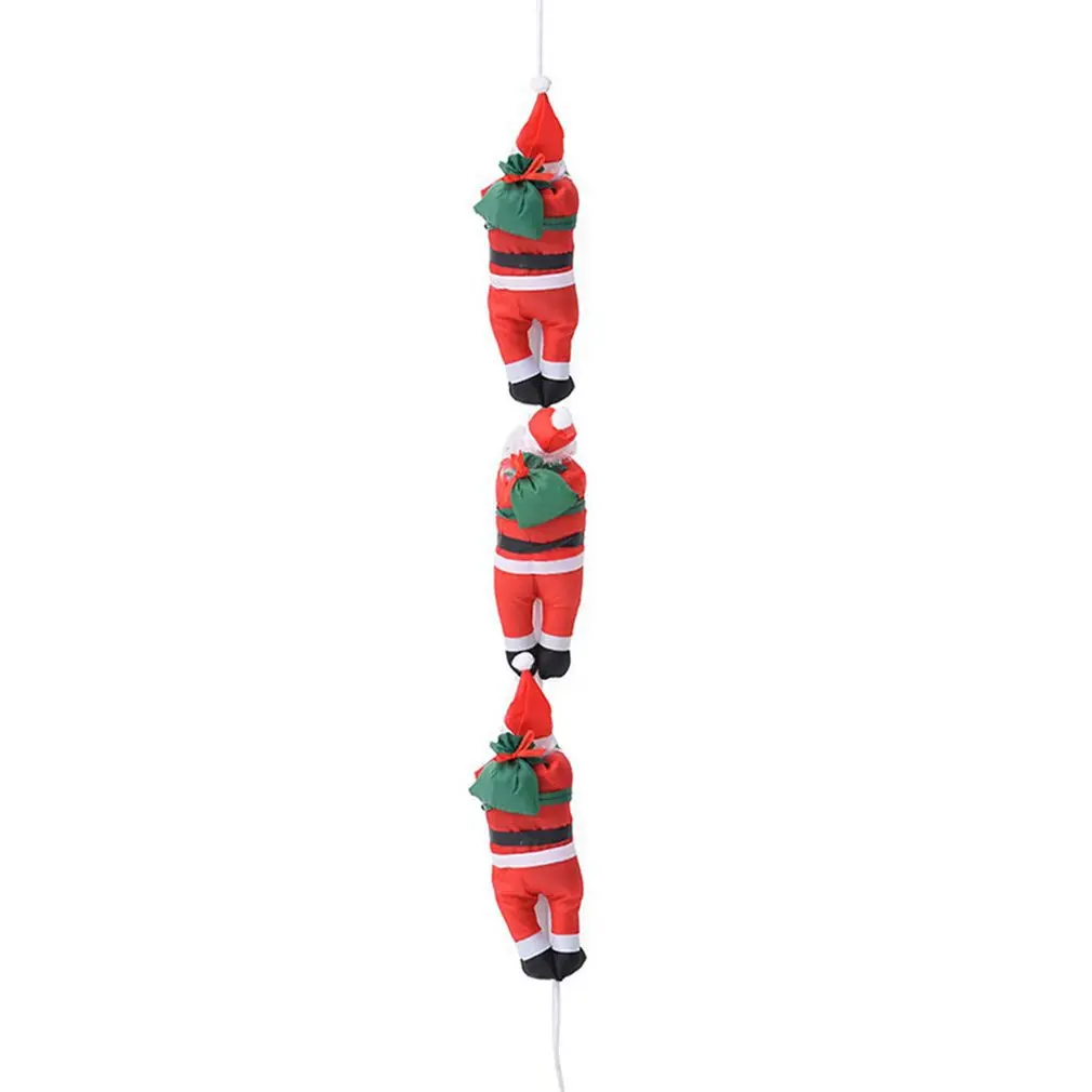 Christmas Decorations 25Cm Climbing Ladder Climbing Rope Santa Doll Pendant Home Decoration Gifts - Цвет: 6