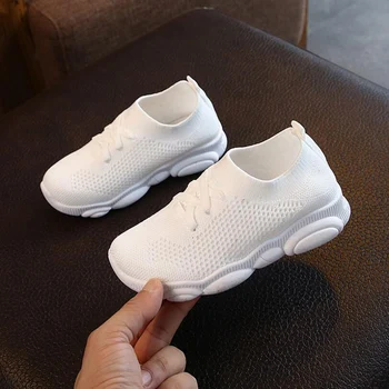 

Summer children's shoes Baby kids stretch cloth shoes girl boy sports shoes fashion breathable sneaker knitted casual shoe mesh