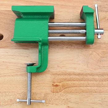

Portable Cast Iron Work Bench Clamp Base Vise DIY Woodworking Fixture Hand Tool