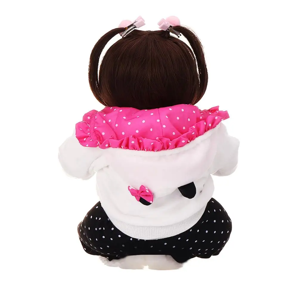 Pickwoo Bebes reborn 48 см куклы для маленьких девочек Мягкие силиконовые Boneca Reborn Brinquedos Bonecas детские подарки игрушки на кровать