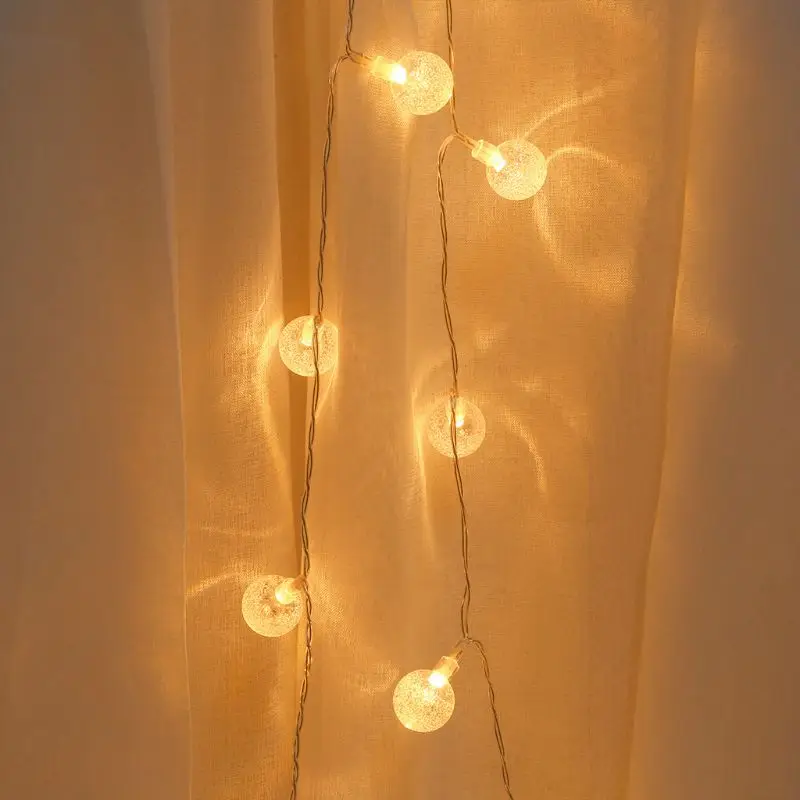 20 LEDs USB White Bulb String Light Outdoor Lighting LED