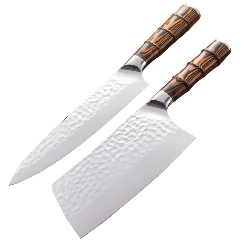 Stainless Steel Kitchen Knife Chopping Chef Knife Set Japanese Non