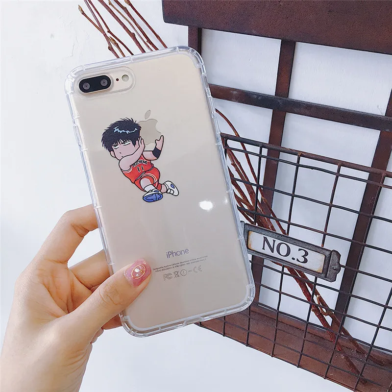 Милый мультяшный чехол для iPhone 11 Pro Max X 6 6s 6 7 8 Plus Xr Xs Max Coque аниме Fundas мягкий прозрачный чехол