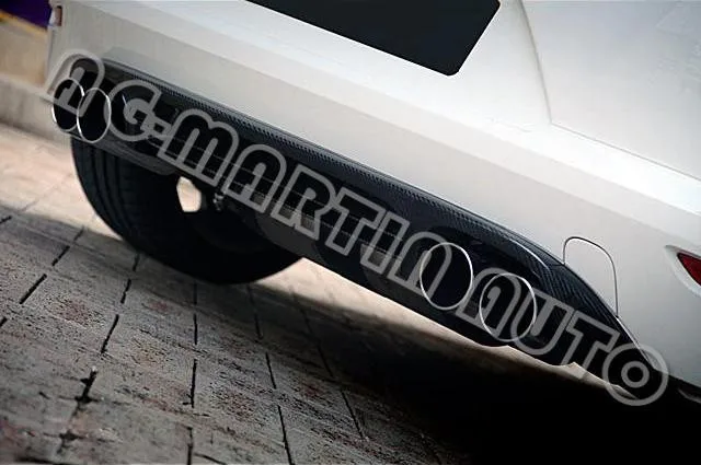 Углеродное волокно ABT Стиль Авто задний диффузор заднего бампера для Volkswagen VW Scirocco 2009