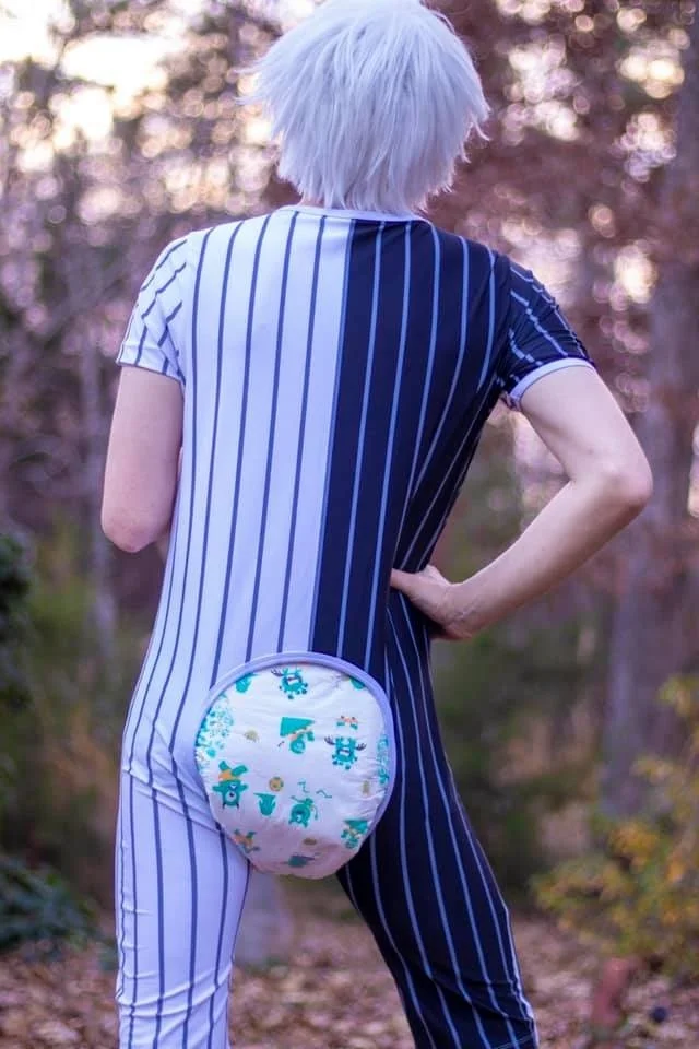 Взрослый размер Onesie подгузник для мальчиков ABDL комбинезон взрослых DDLG взрослые