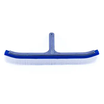 

18 Inch Swimming Pool Brush Fish Pond Bottom Pool Wall Aluminum Backing Pool Brush Pool Wall Brush Maintenance Cleaning Tools